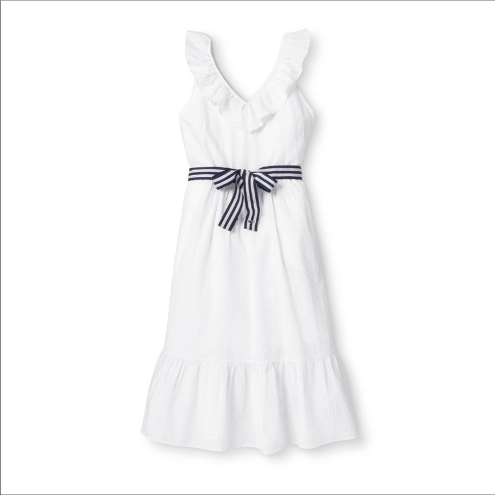 Vineyard Vines for Target White Ruffle Dress
